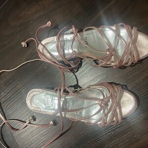 Christian Louboutin sandals lace up size 39